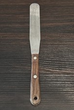 Vintage Dexter S2494 Stainless Steel Spreader Spatula Wood Handle USA 8.5