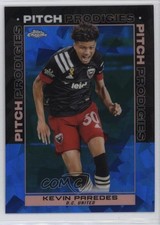 2021 Topps Chrome MLS Sapphire Edition Pitch Prodigies Kevin Paredes #150 0vl1