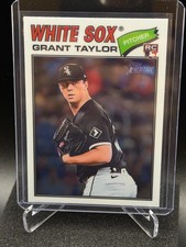 Grant Taylor 2026 Topps Heritage Chrome Base #329 (RC) - Chicago White Sox