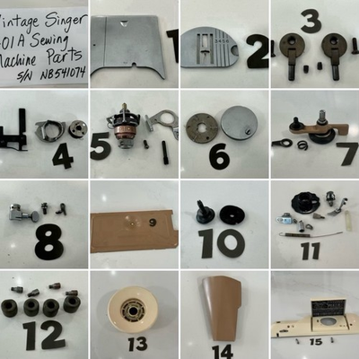 #ad VINTAGE SINGER 401A SEWING MACHINE PARTS $12.99