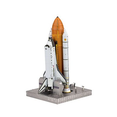 Puzzle (92 T.) Metal Earth - Space Shuttle mit Startrampe (Metal Earth) NEU/OVP