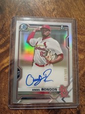 Angel Rondon Bowman Chrome 2021 Autograph Prospect Refractor 397/499  Cardinals