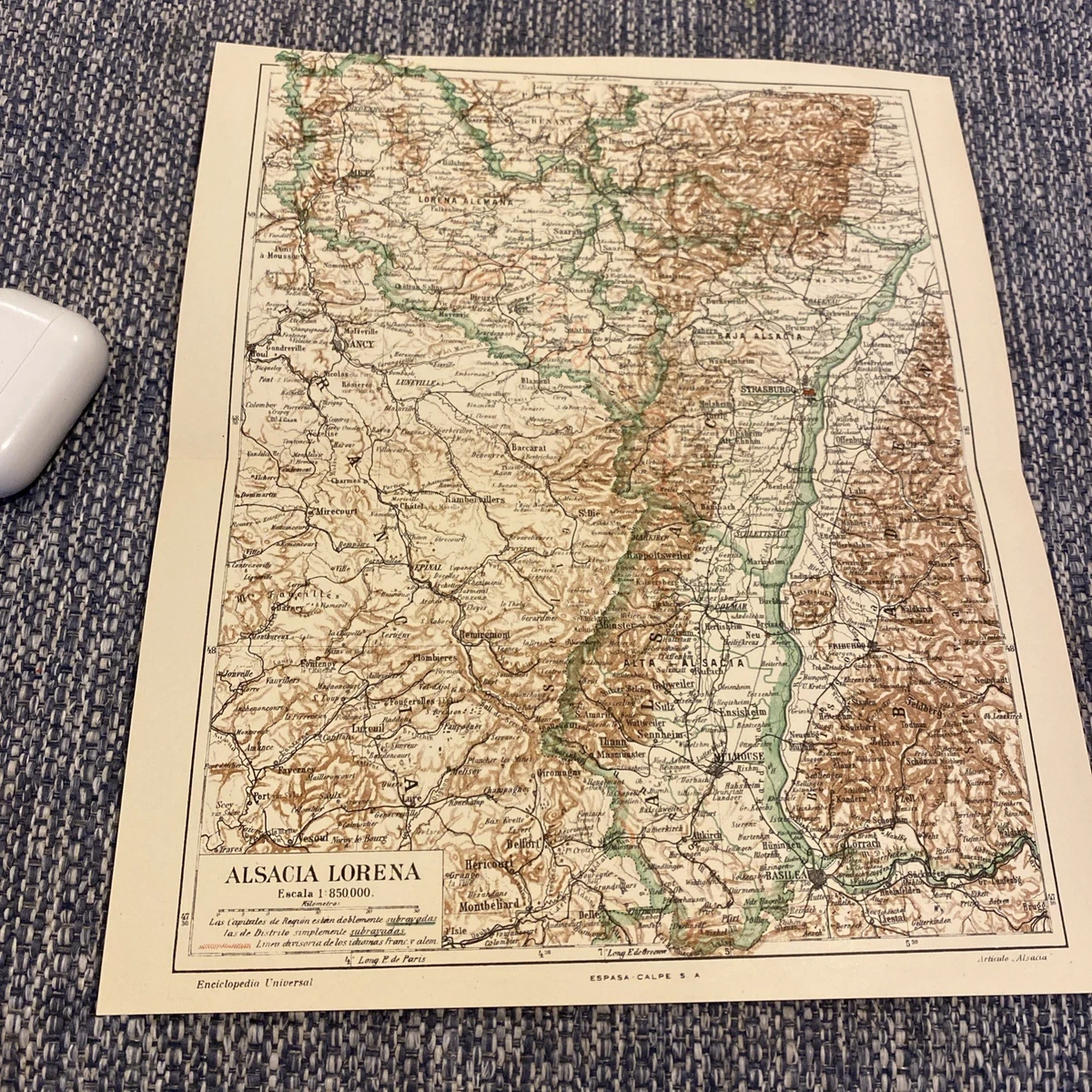 Preços baixos em França 1930-1939 Intervalo de Datas Mapas antigos