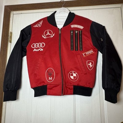 Lavish Society Grand Prix Racing Bomber Jacket Men's S Motorsport Streetwear N