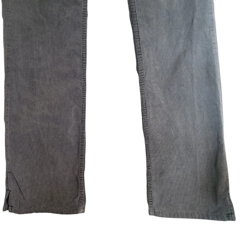Pantalones acampanados de pana vintage Lucky Brand Y2K para mujer talla 4/27 gris tiro bajo Foto 4 de 4