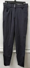 Piper By Smartpak Breeches Women Gray Stretch Full Seat Equestrian Riding 30R
