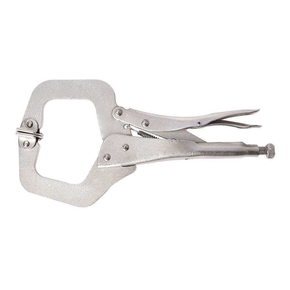 11'' 5Pcs C-Clamp Locking Vise Grip Pliers w/ Swivel Jaw Pad Welding Hand Tool