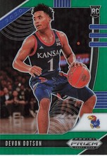 2020-21 Panini Prizm Draft Picks - Devon Dotson #32 Green Prizm (RC)