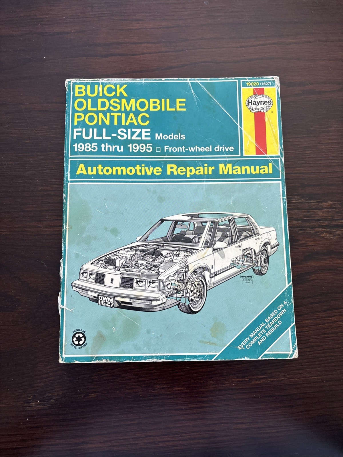 Buick Oldsmobile Pontiac Full-Size Models 1985 - 1998 Haynes Repair Manual 19020