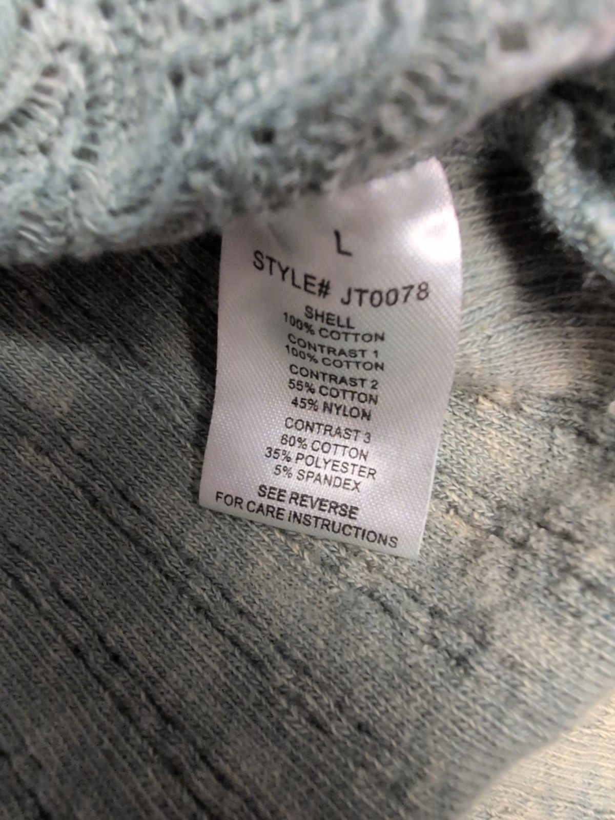 Oil & Hali Patchwork Multicolor Oversized Hoodie … - image 5