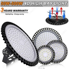 LED High Bay Light 50W 100W 200W 300W Low Bay UFO Warehouse Industrial Lighting