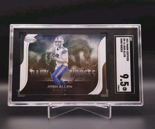 2021 Panini Certified #DH-14 Josh Allen Dark Horses SGC 9.5