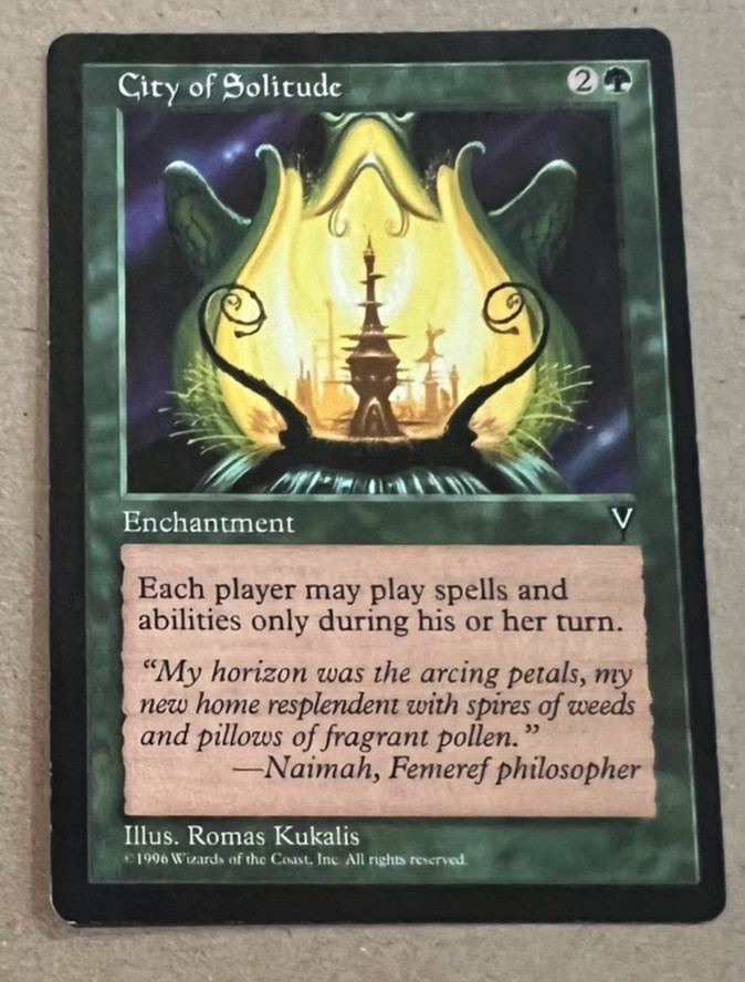 City of Solitude - Visions - MTG - Magic the Gathering