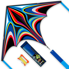 Kite, Large Delta Kites for Kids and Adults, Easy to Fly Rainbow Kites, Durable