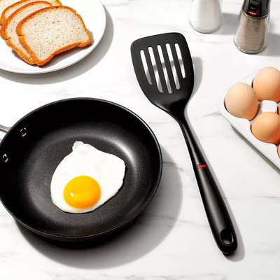 OXO 3pc Nylon Utensil Set Black: Kitchen Utensils with Soft-Grip Handle