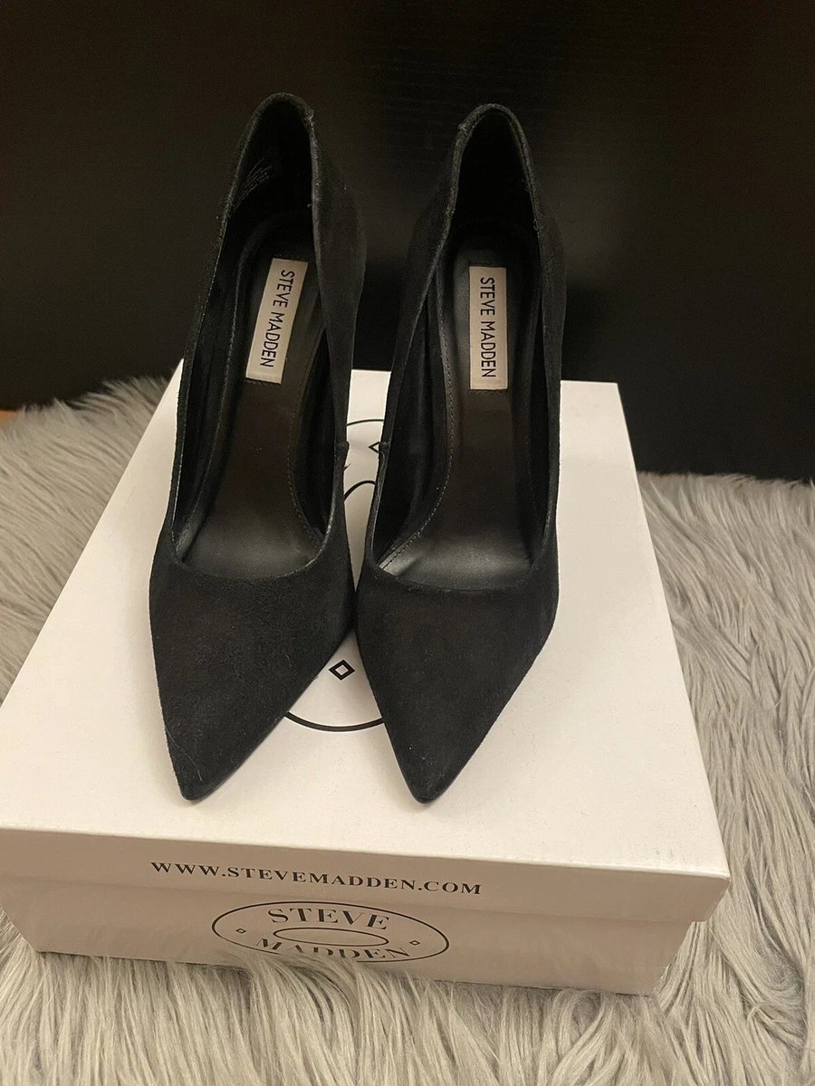 Daisie black suede clearance