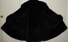 Revillon Black Sheared Mink Fur Coat Size 22-24 3xl Excellent Conditio Free Ship