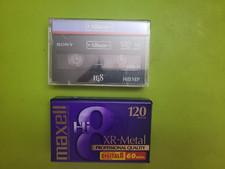 2 Pack Maxell Hi8 XR Metal Pro Quality 120 Sony HI 8mm Camcorder Video Tapes New