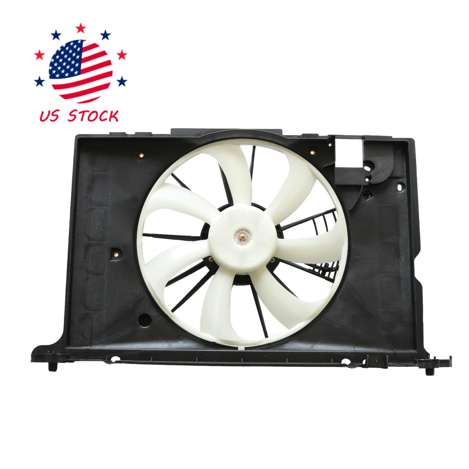Ventilador de refrigeración condensador radiador para Toyota Corolla 2009-2013 2009-2010 Pontiac Vib Foto 3 de 4