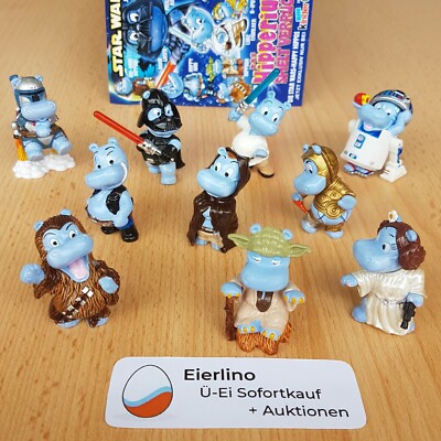 TOP KINDER SURPRISE SET - Happy Hippo Star Wars Hipperium - AMAZING FIGURINES