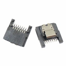5Pcs Sata 7 Pin SMT SMD Female Straight Adapter Connector For Hard Drive HDD