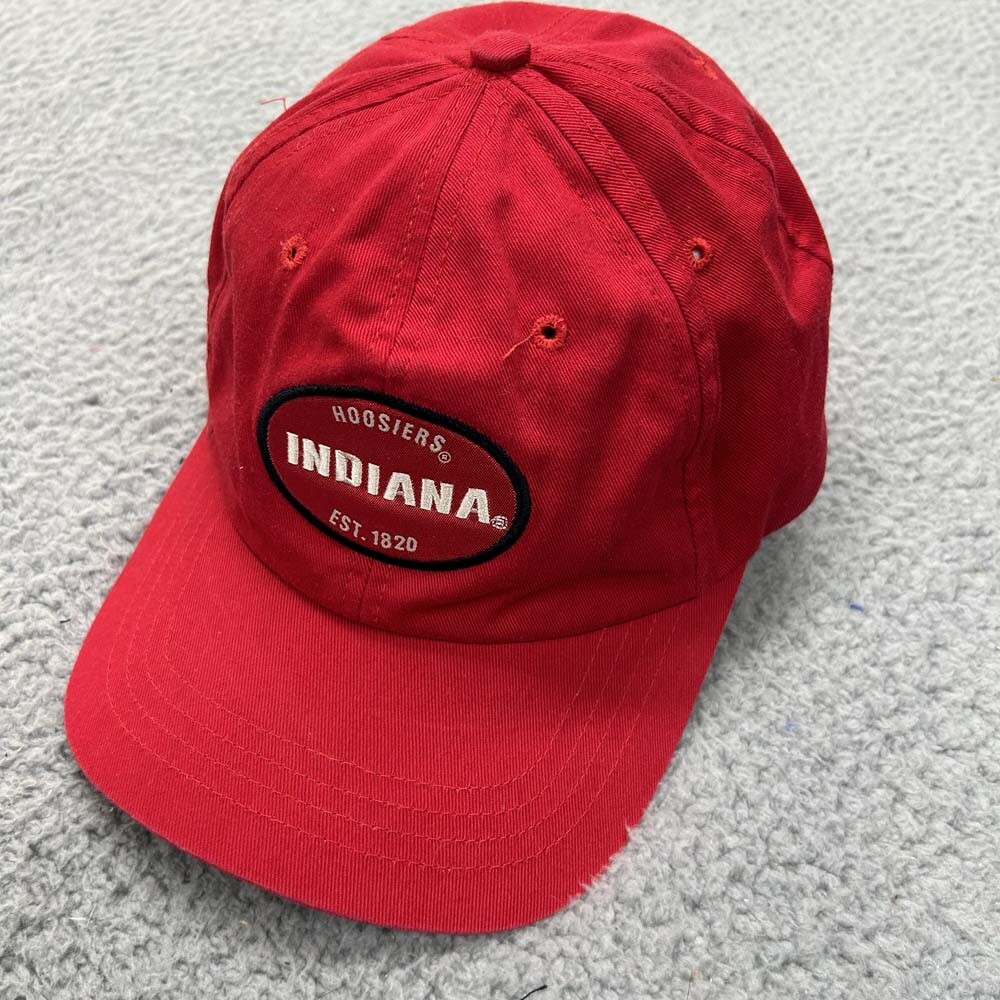 Indiana University Hoosiers Dad Cap IU Logo Baseball Team Apparel  