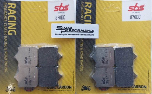 SBS Dual Carbon Front Brake Pads BMW S1000RR 2009 to 2016 2017 2018 ...