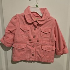 Genuine Kids from OshKosh Pink Girls Light Coat / Jacket - Size 12M