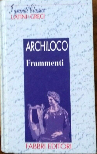 Archilochos Fragmente - Text Greco A Vorne - Bild 1 von 1