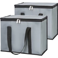 Insulated Grocery Bag Food Delivery Bag for Catering Shopping Tote Cooler Bag