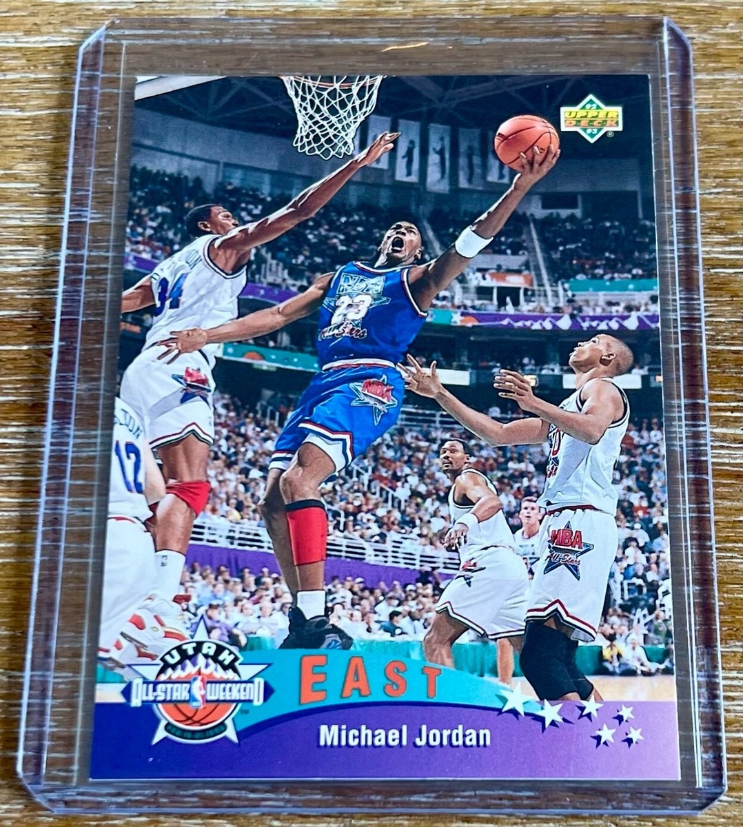MICHAEL JORDAN 92-93 Upper Deck UD ALL-STAR EAST ! CHICAGO BULLS
