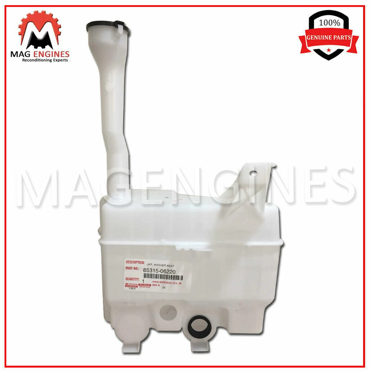 85315-06220 GENUINE OEM WINDSHIELD WASHER RESERVOIR TANK 