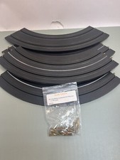 Atlas HO Motoring 9" Radius 1/4 Section No. 1233 lot of 4 Slot Track