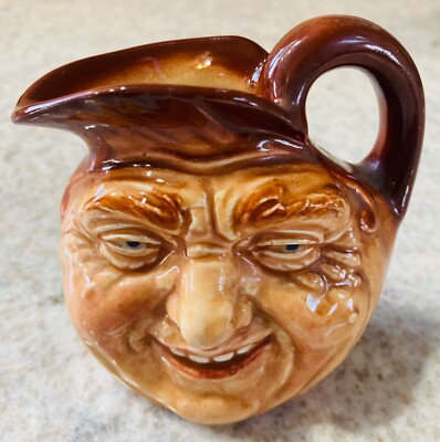 Vintage ROYAL DOULTON John Barleycorn Old Lad - Toby Jug Mug 3.5'' A series