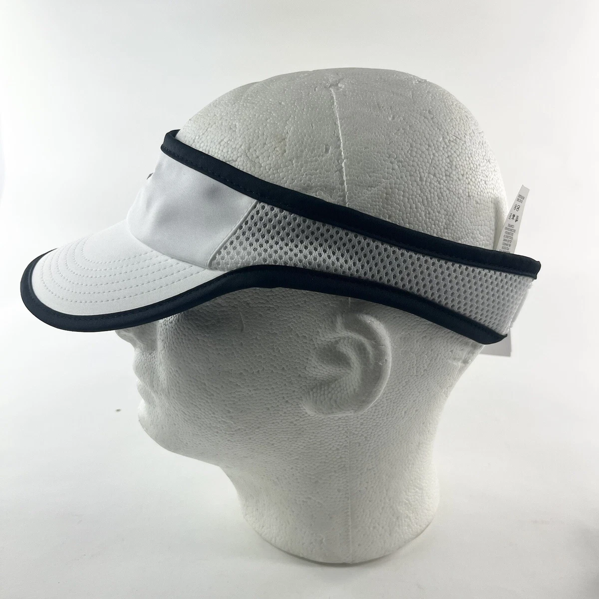 Nike Womens Aerobill Featherlight Adjustable Visor White Black DH0396 100 NWT