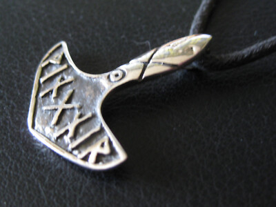 Thors Hammer 925 er Silber Ketten Anhänger nach Original Vorbild Mjölnir/ x211.1