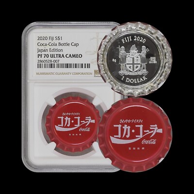 FIJI. 2020, Dollar, Silver - NGC PF70 - Top Pop ? Coca-Cola 
