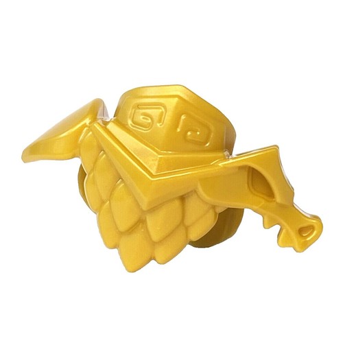 Lego 70749 Ninjago Enter Serpent Gold Snake Head Tile Brick Part
