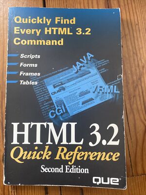 HTML 3.2 Quick Reference Second Edition