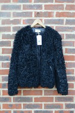 Isabel Marant Etoile Kalgan Curly Wool Shearling Jacket Uk8 Eu36 Small Leather