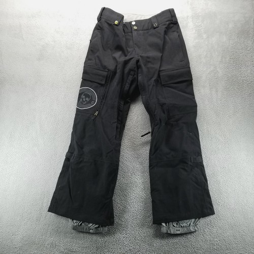 Analog Snow Pants Mens S Black Cargo Snowboard Extract PNT Skiing Waterproof