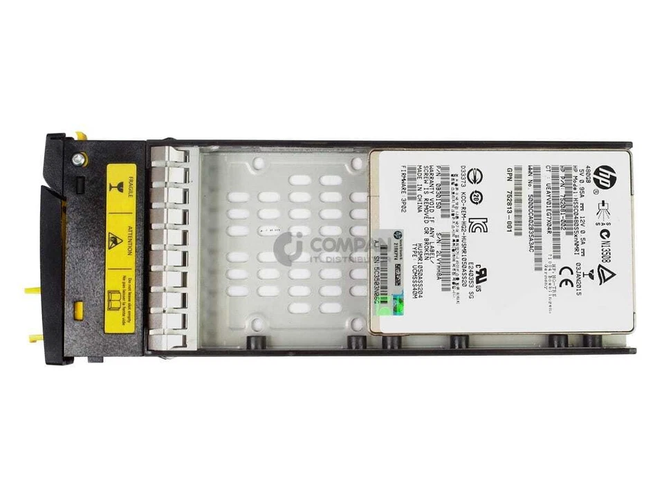752840-001 HP SSD 480GB SAS 6G 2.5" SFF HOT-SWAP FOR 3PAR M6710 7200 - Image 3 of 4