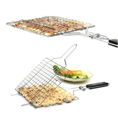 Outdoor Grill Grillkorb Grill BBQ Netz Steak Fleisch Fisch Gemüse Halter