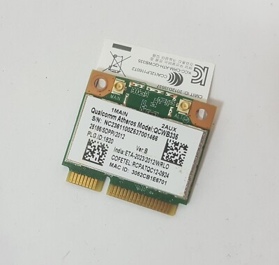 Bluetooth Wlan Qualcomm Atheros QCWB335 Mini PCIe aus aus Acer Aspire ES1-520