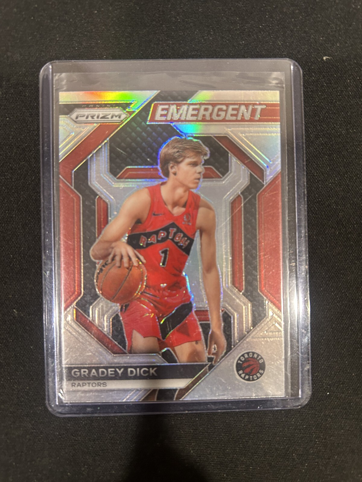 2023-24 Panini Prizm - Emergent Gradey Dick #22 Silver Prizm (RC)