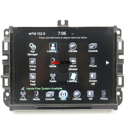 2013-2017 Jeep Cherokee VP3 Radio Touch Display 8.4 Screen