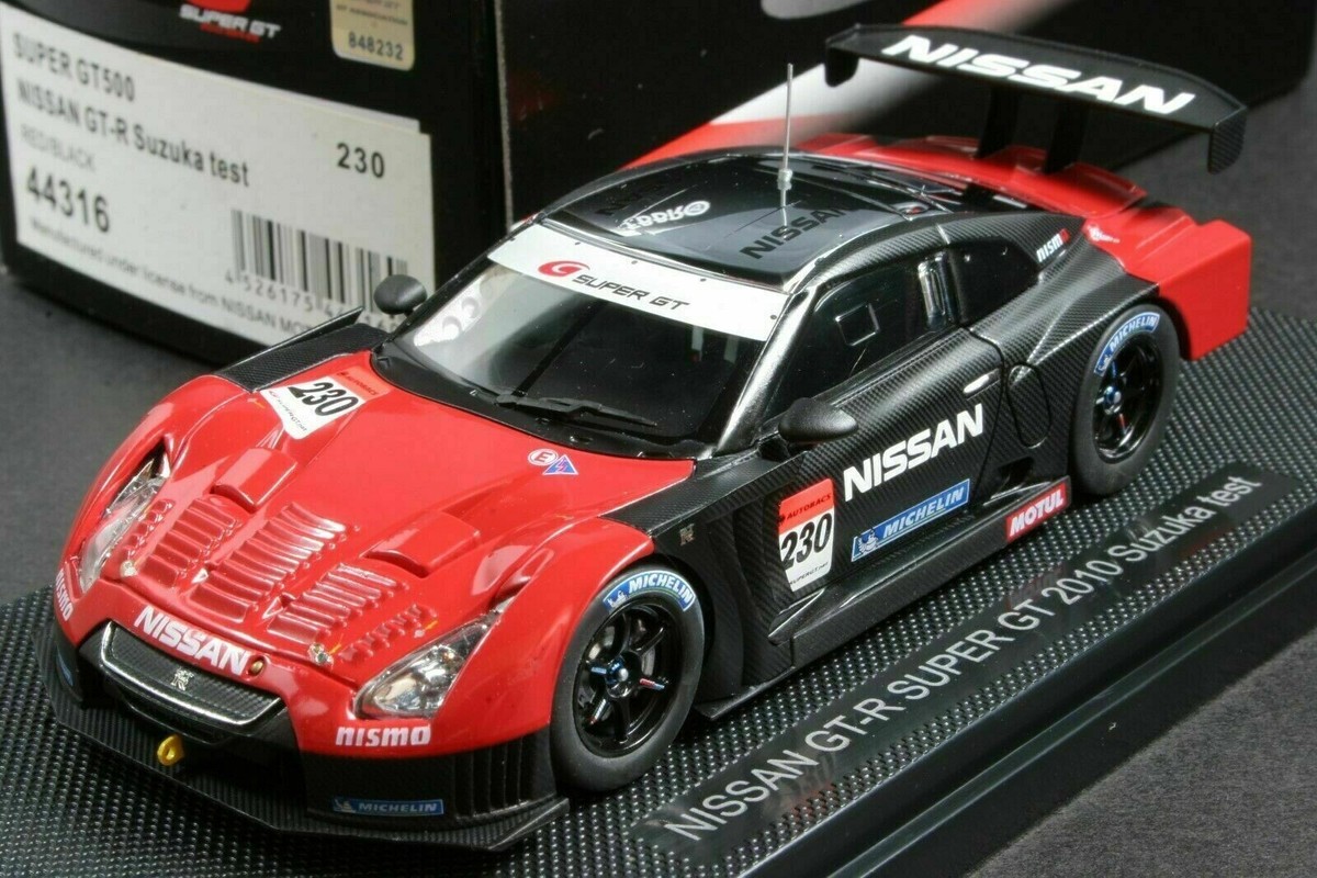 EBBRO 44316 1:43 2010 NISSAN GT-R SUZUKA TEST CAR SUPER GT500 #230 DIECAST  MODEL