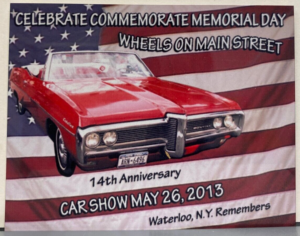2013 Memorial Day Wheels On Main Street Antique Car Show Waterloo New