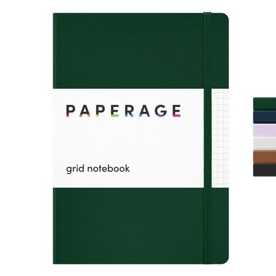 Graph Paper Journal Notebook, (Dark Green), 160 Pages, Medium 5.6 in x 8 in - 10