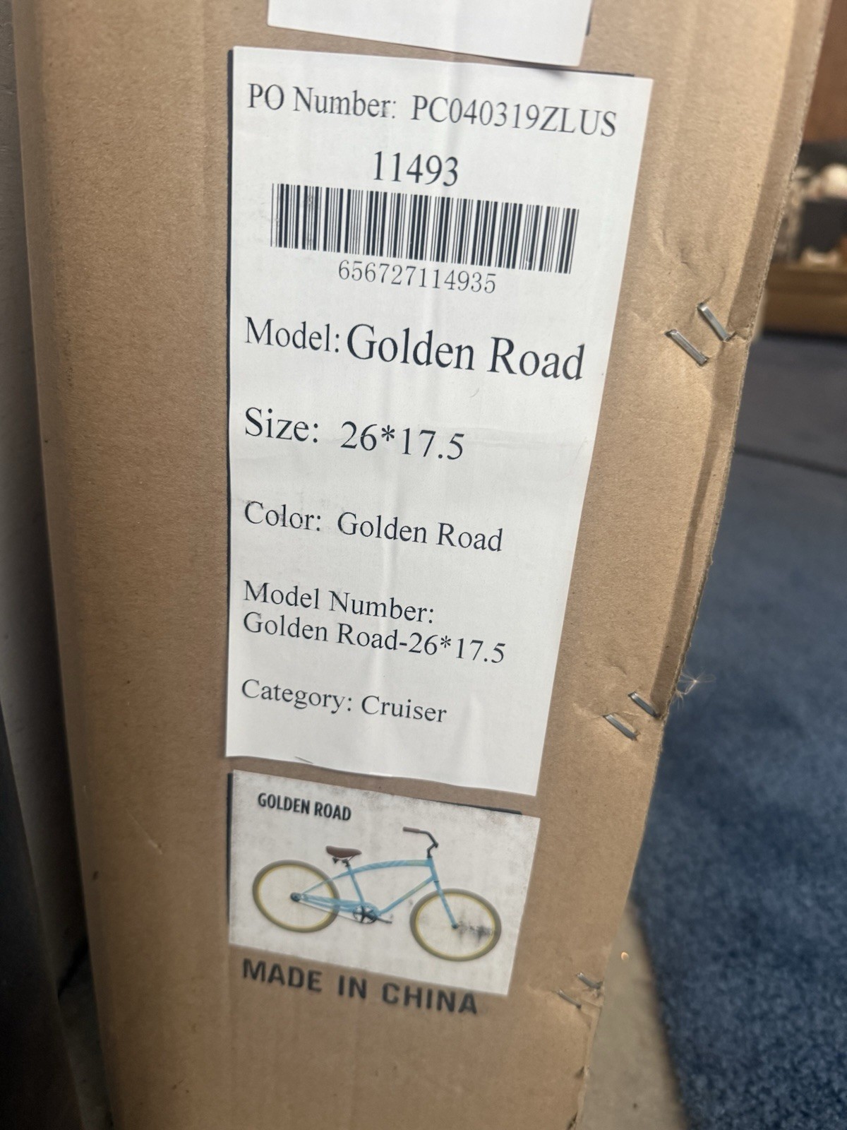 Pure Cycles Golden Road Bicycle Brand New In A Box